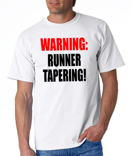 Running - Runner Tapering - Mens White Short Sleeve Shirt